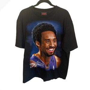 Holiday Shirts Kobe Bryant‎ Graphic T Shirt Mens XL Black Purple Gold Champion